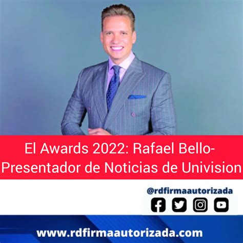 Rafael Bello has taken on a new on-air role at Univision 41. . Que paso con rafael bello de univision